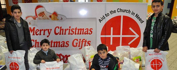 Presentes de Natal para as crianças iraquianas