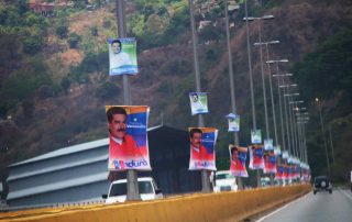 Propaganda de Maduro para as eleições na Venezuela