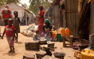 Campo de refugiados na Nigéria