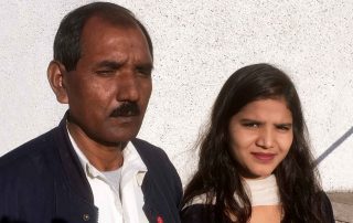 Marido e filha de Asia Bibi no Reino Unido