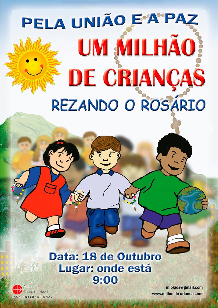 Um Milhão de Crianças rezam o Terço
