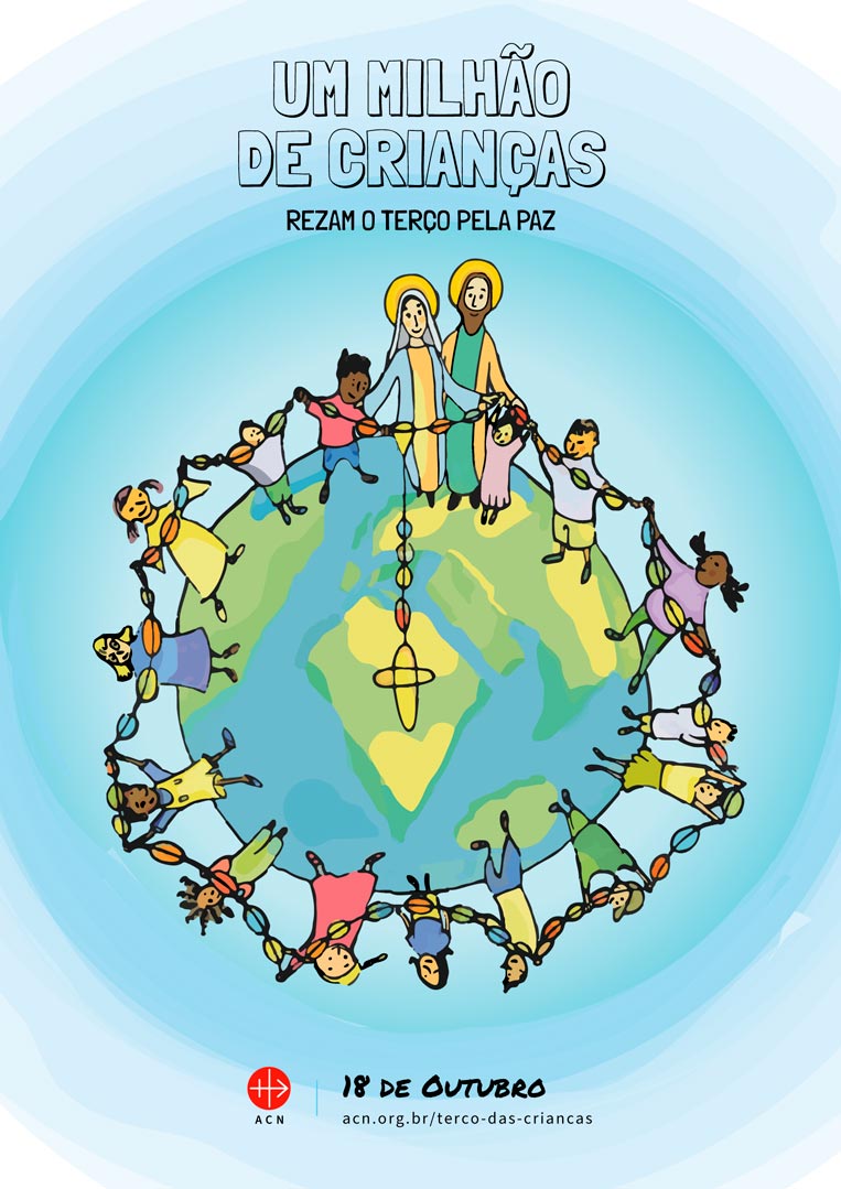 Um Milhão de Crianças rezam o Terço