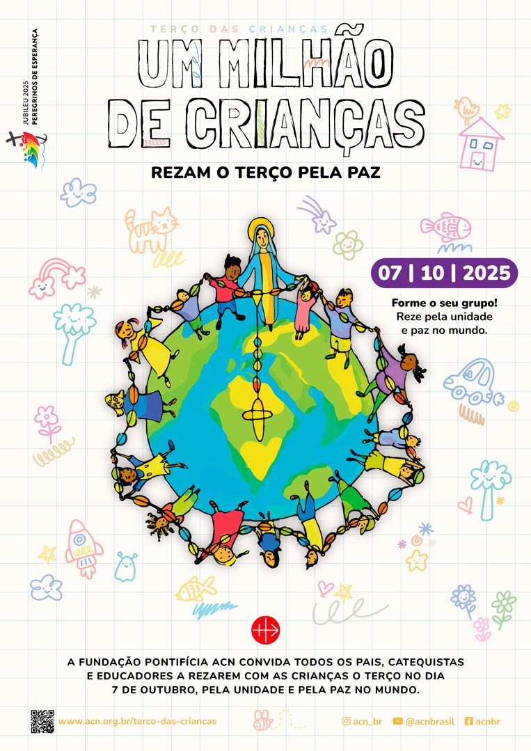 Um Milhão de Crianças rezam o Terço