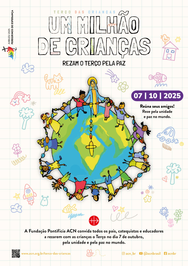 Cartaz Terço das Crianças 2025